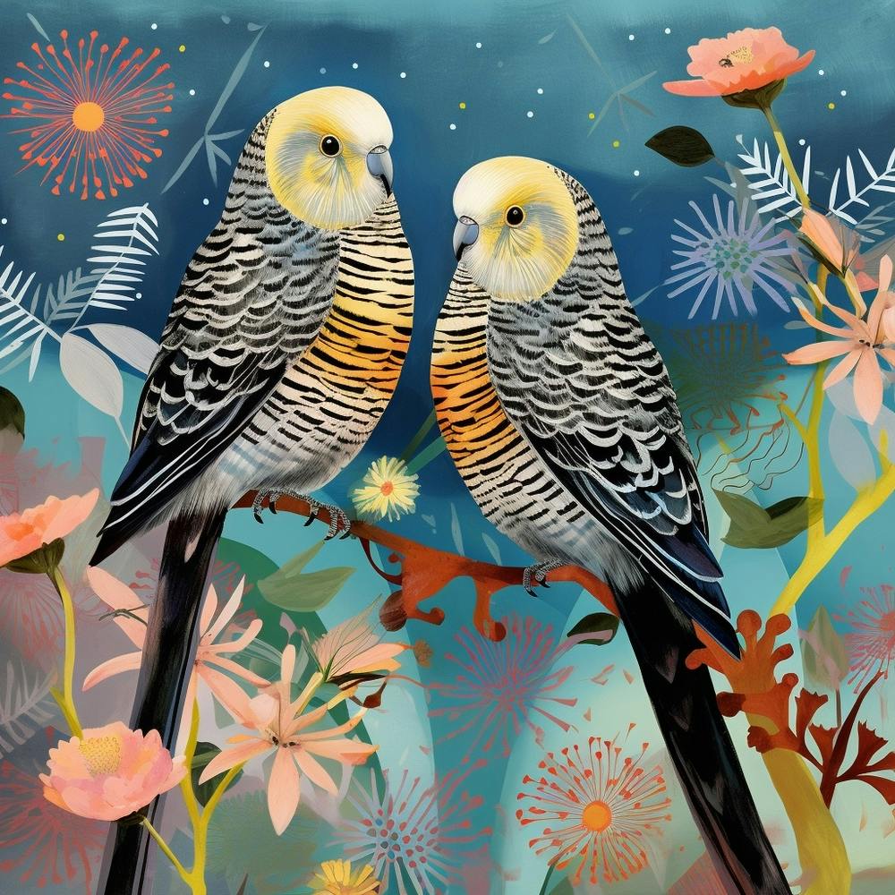 Bird In Nature Budgerigar 4