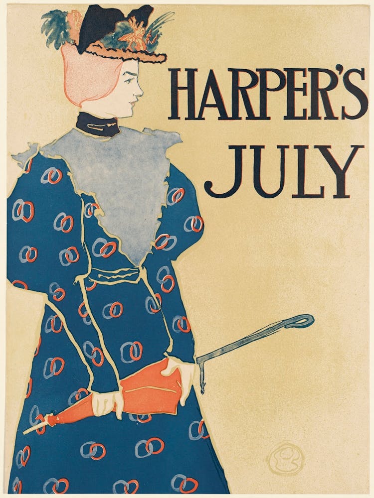 Harper's July, Edward Penfield 1