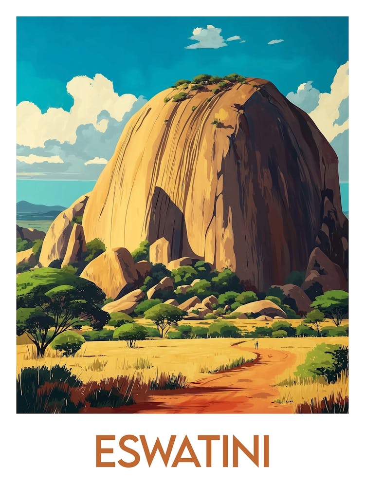 Affiche de voyage Eswatini 1