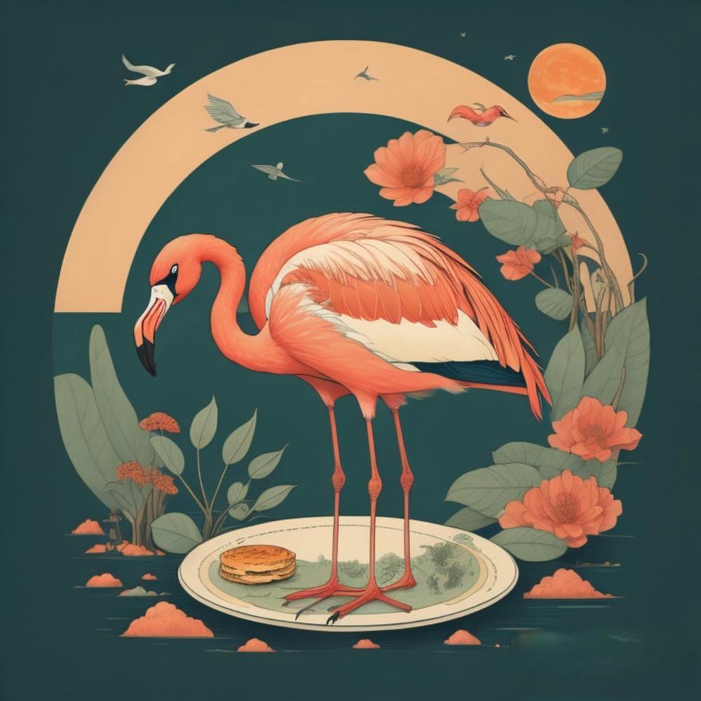 Pancake and Flamingo