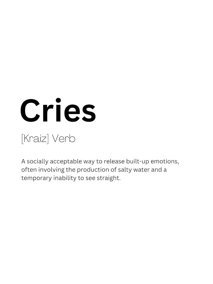 Cries Definition Meaning 1