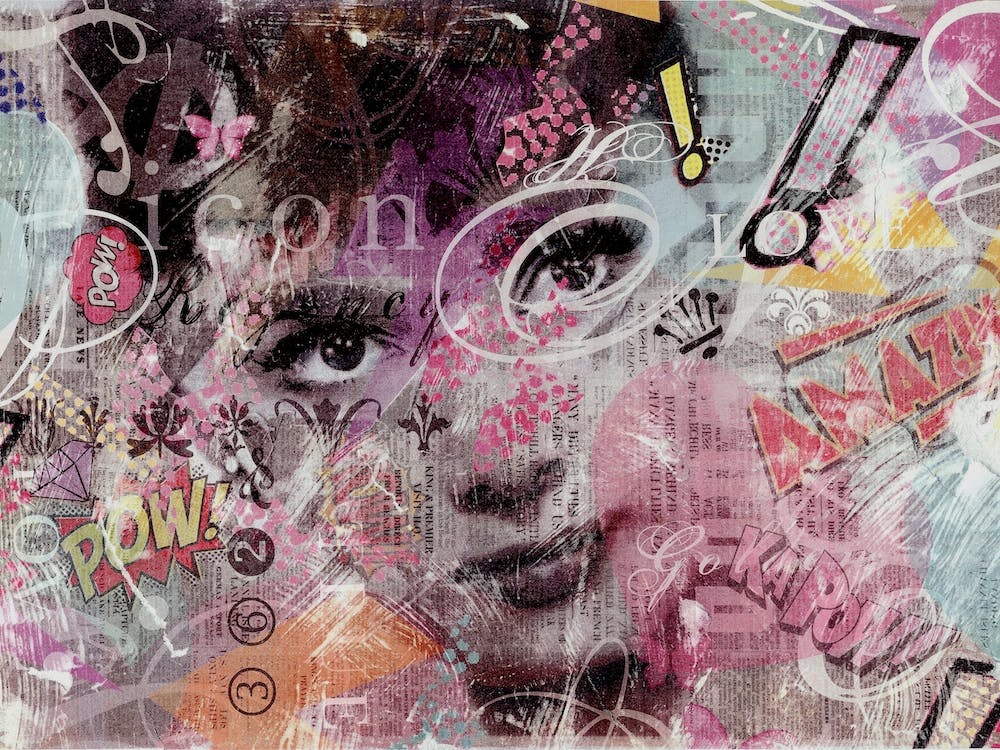 Audrey Hepburn Street Pop