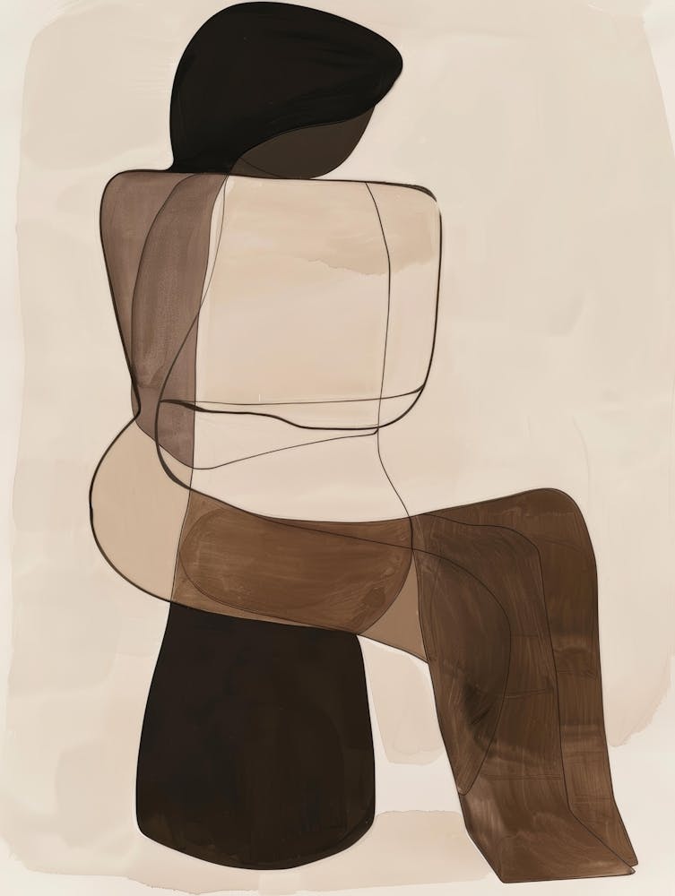 Woman Sitting On A Chair