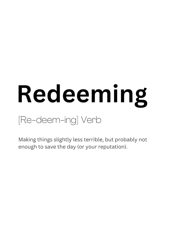 Redeeming Definition Meaning