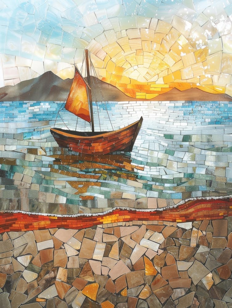 Sailboat At Sunset 29