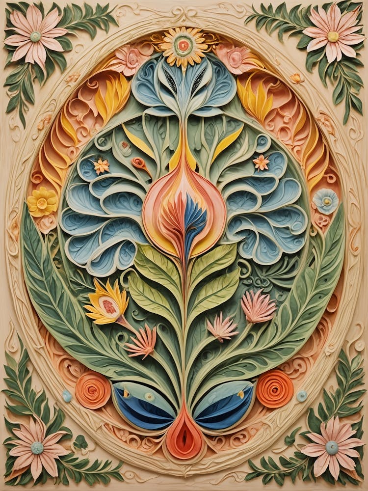 Carved Flower Rhapsody