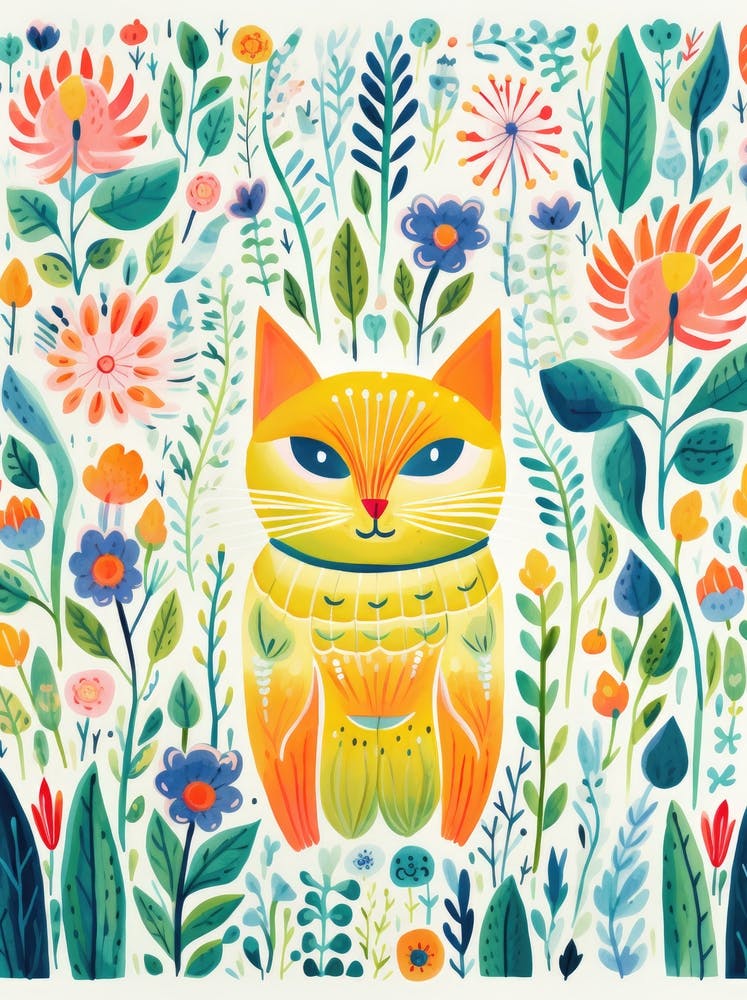 Chat dans le jardin 4