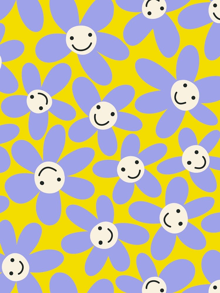Smiley Flowers Kids