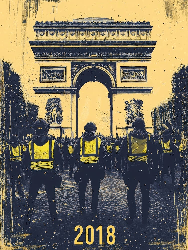 Aihrgdesign A Political Unrest Poster Portraying The Yellow V 16031a55 C7dc 4b6d Af11 863e30c19707 0