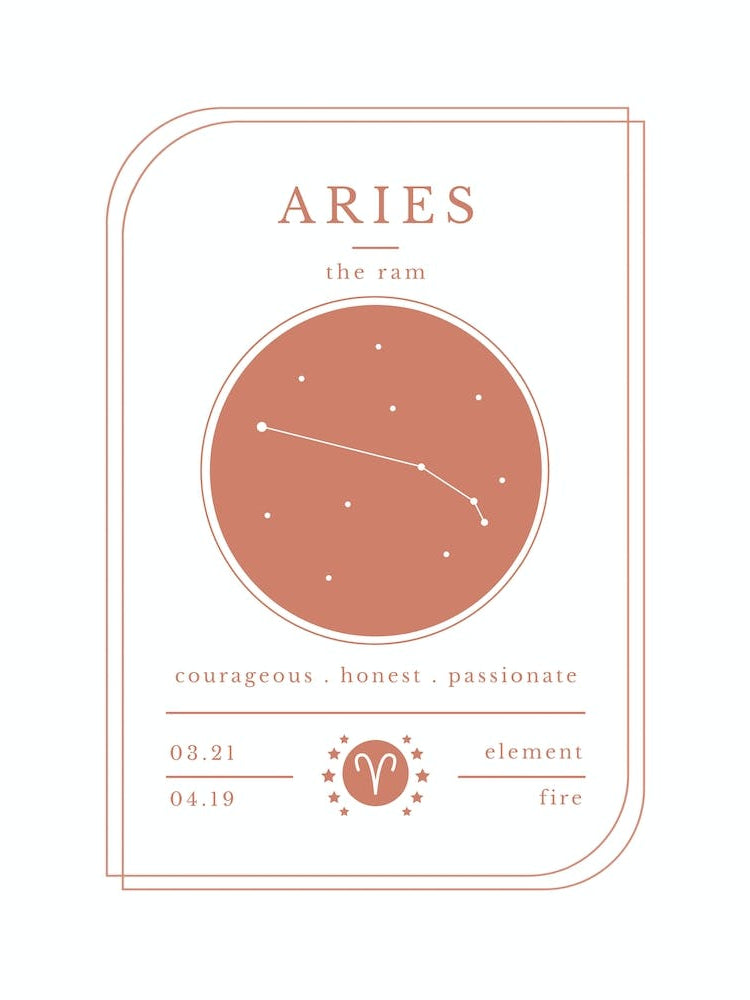 Aries Zodiac Sign | Terracotta