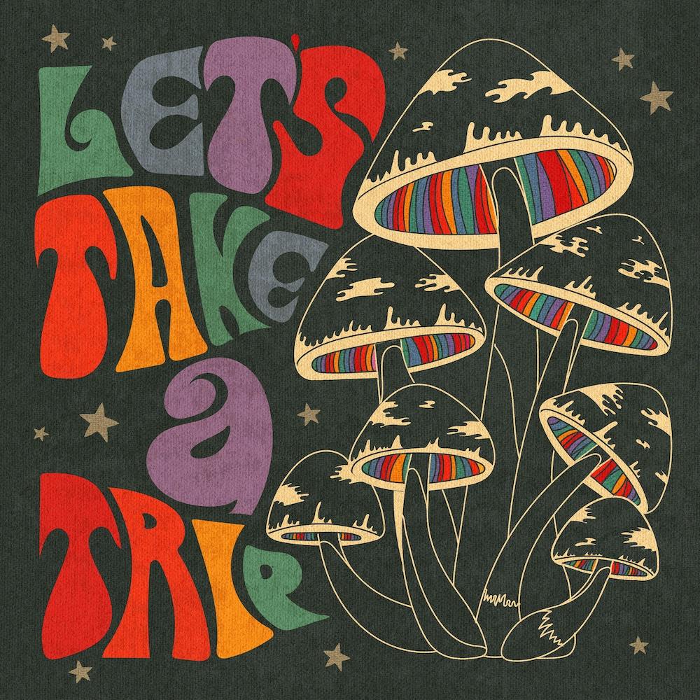 Lets Take A Trip Magic Mushroom Square