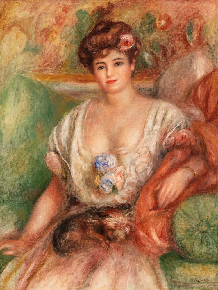 Portrait Of Misia Sert (1907), Pierre Auguste Renoir