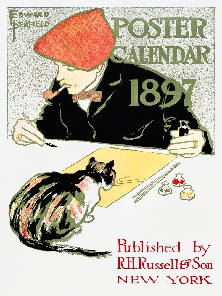Poster Calendar (1897), Edward Penfield