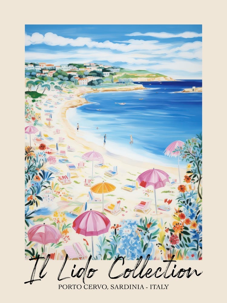 Porto Cervo, Sardinia   Italy Il Lido Collection Beach Club Poster 3