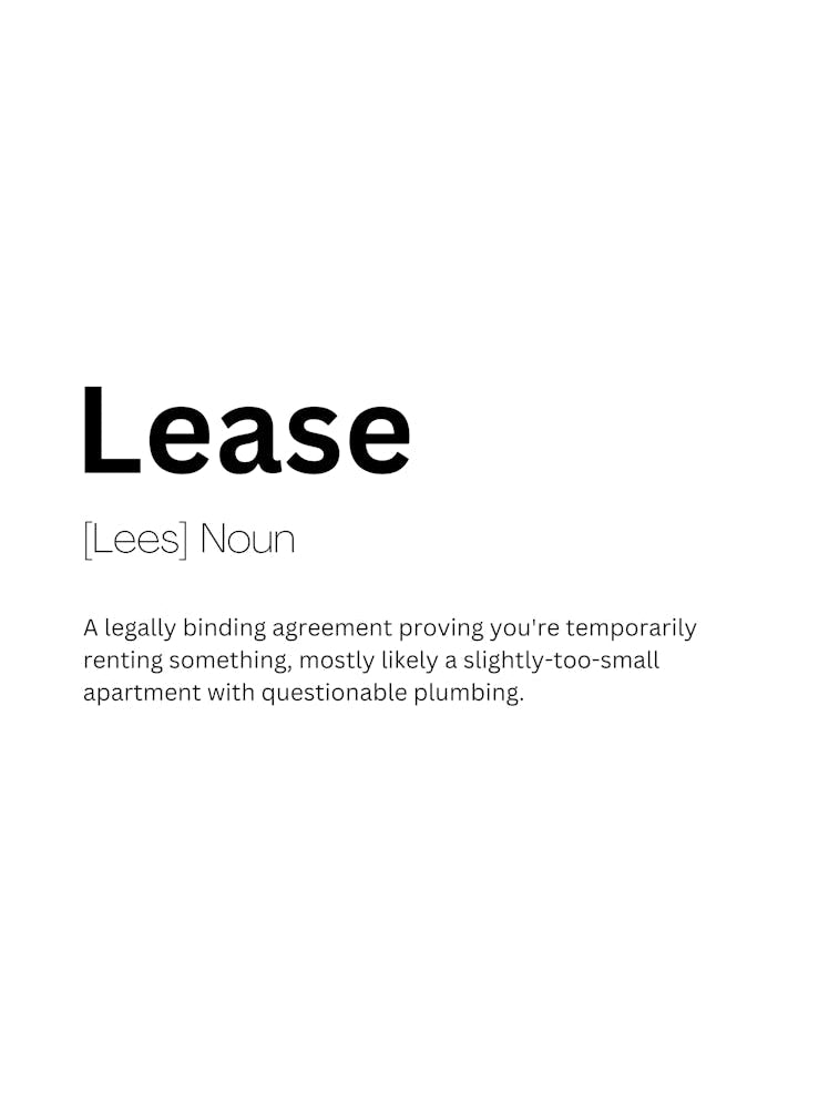 Lease Definition Meaning