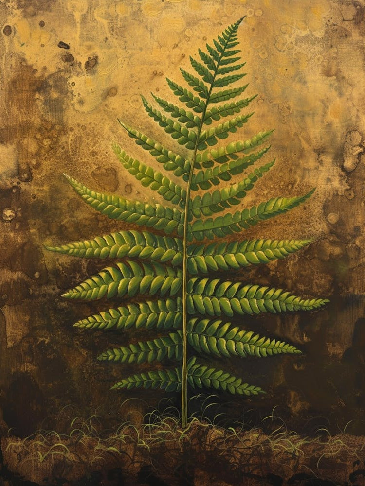 Button Fern Painting 3