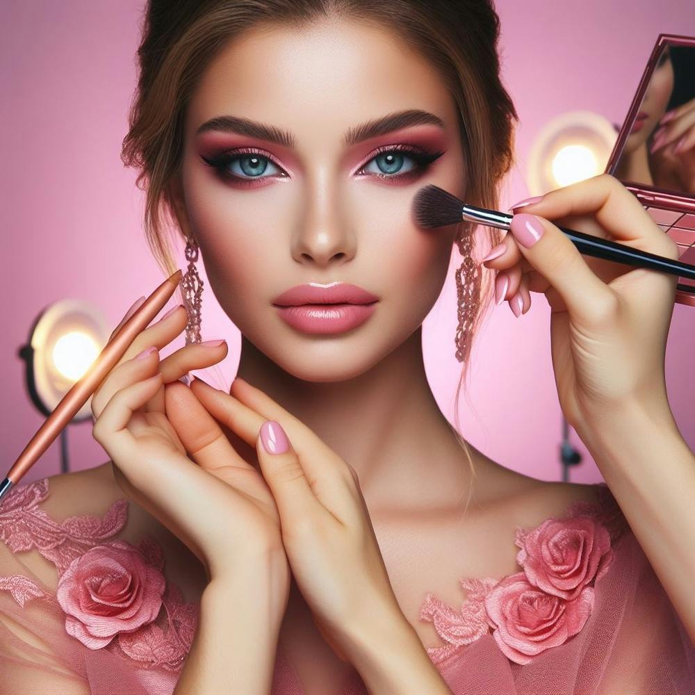 Beautiful Young Woman Makeup