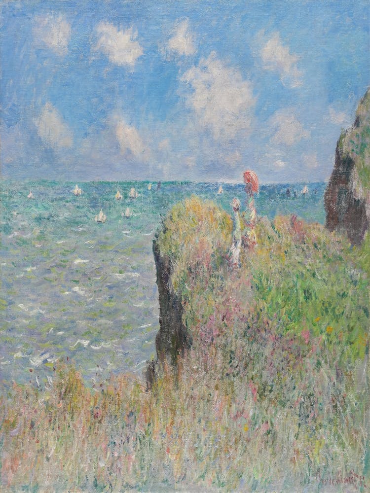 Cliff Walk At Pourville (1882)