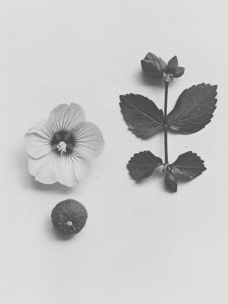 Hibiscus Flower Photo Collage 1