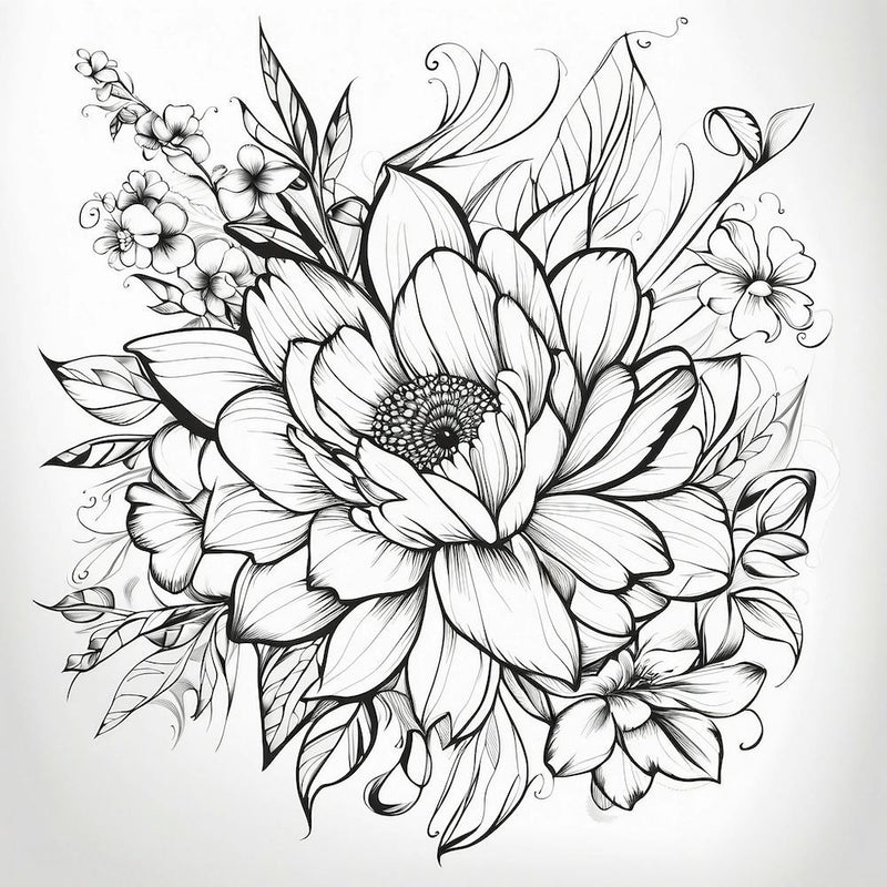 Floral Drawing