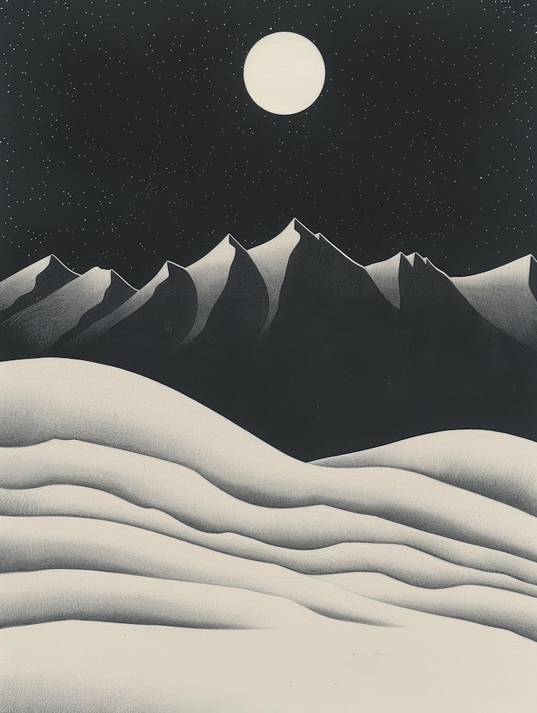 Moonlight Over The Mountains 5