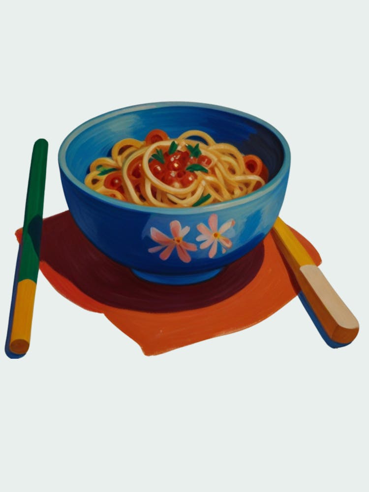 Spaghetti In A Bowl 1