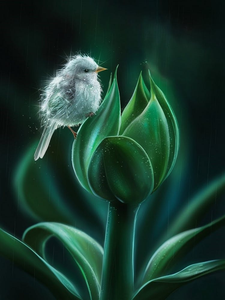 Bird In The Rain
