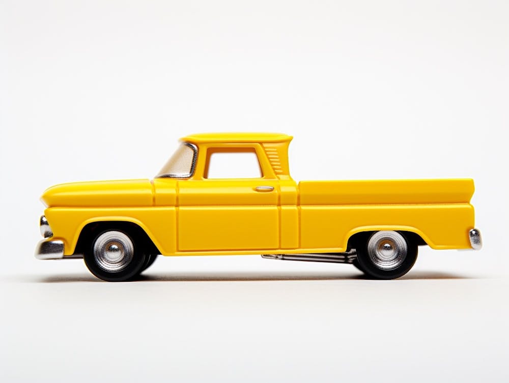 Toy Car Custom 62 Chevy Yellow