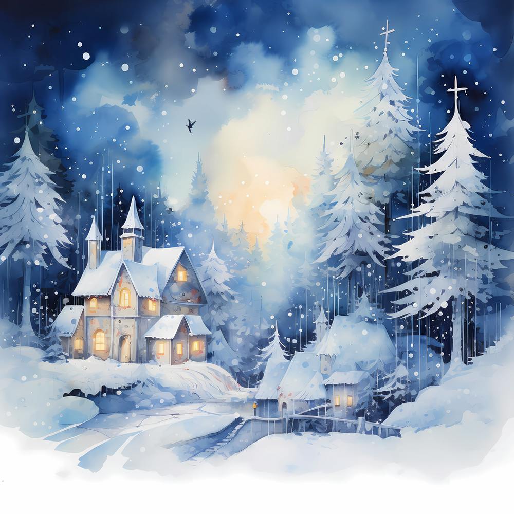Winter Wonders Watercolor