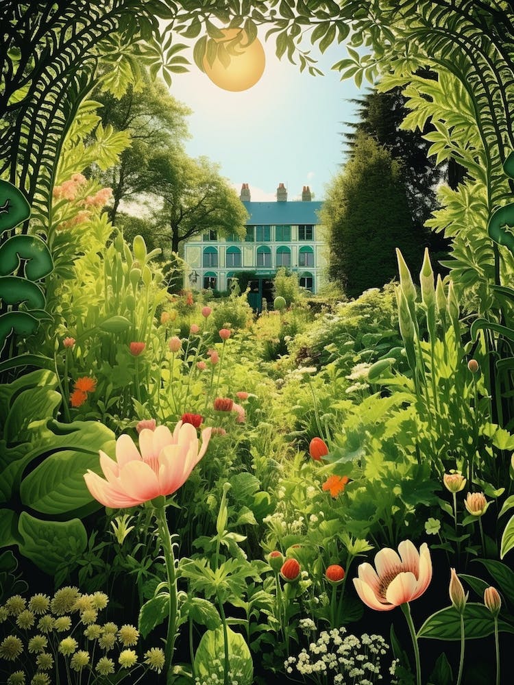 Giverny Gardens France Henri Rousseau Style 3