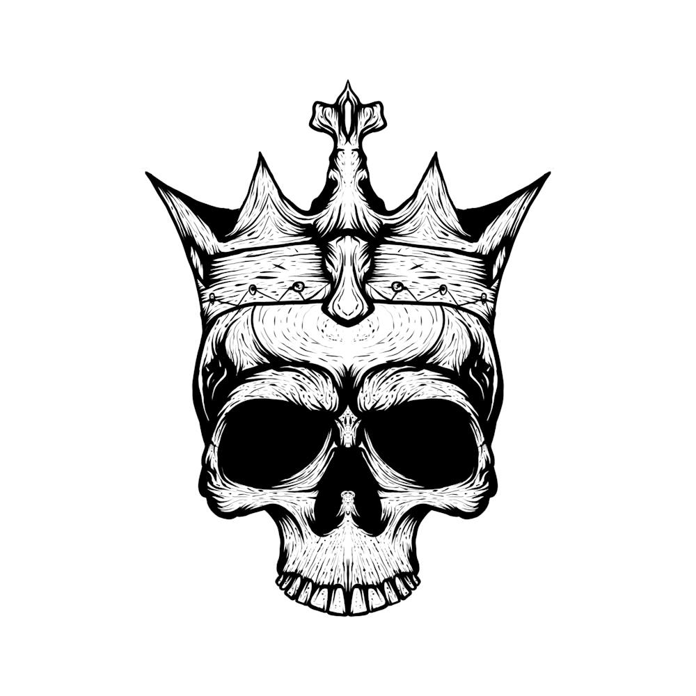 Skull With Crown
