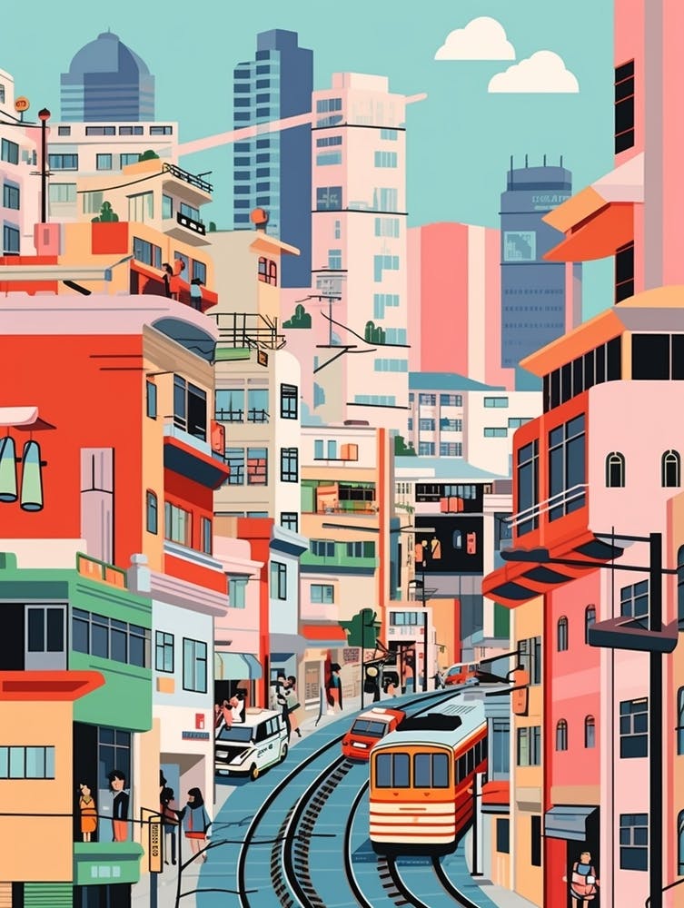 Hong Kong Reiseillustration