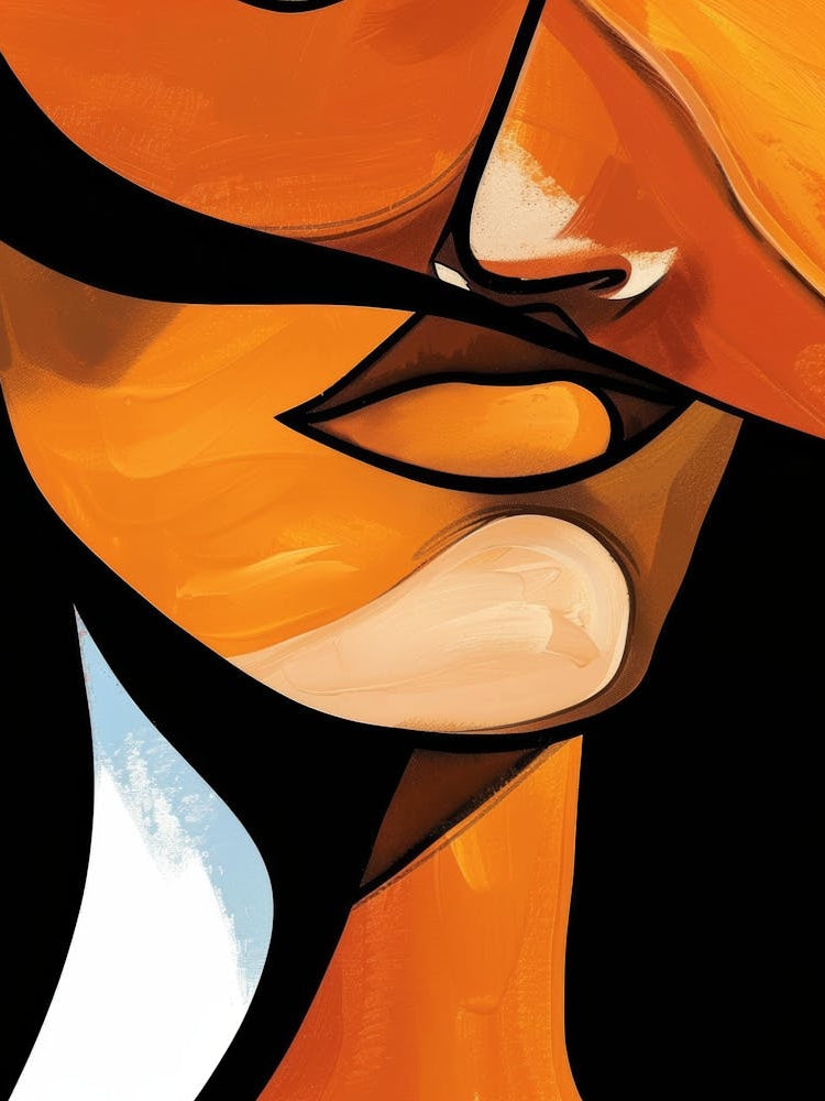 Abstract Of A Woman'S Face 17