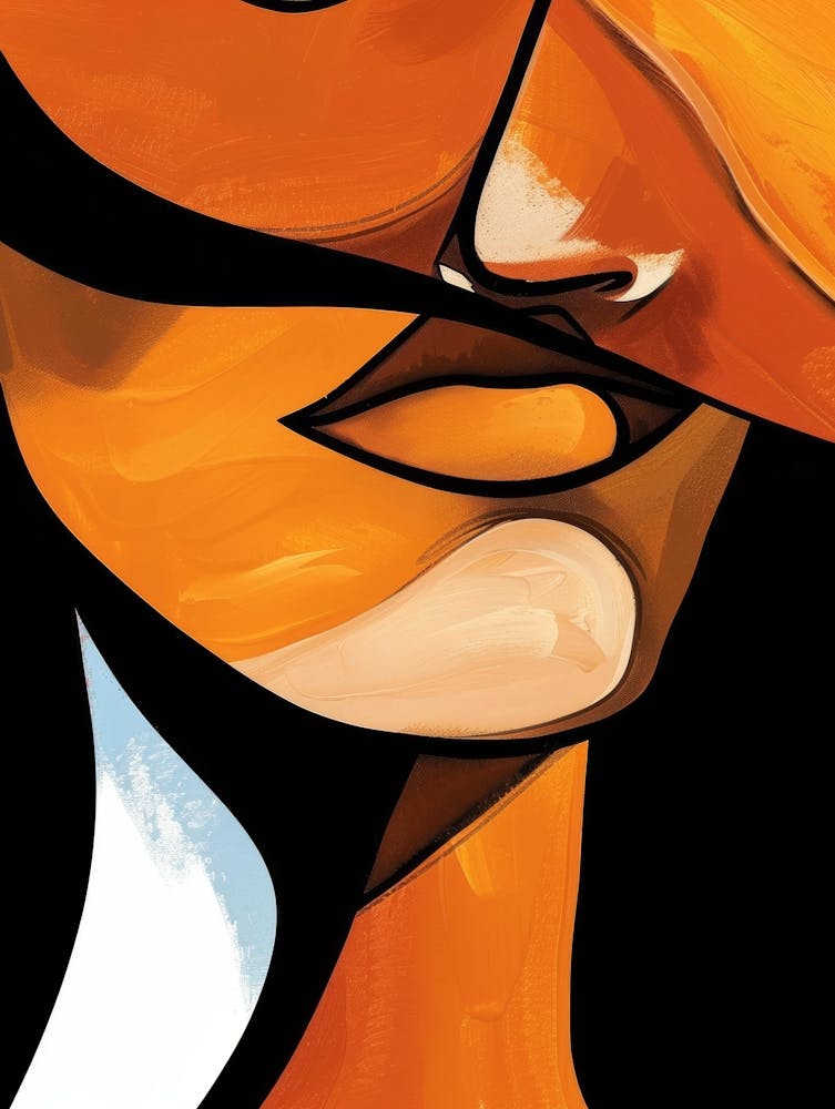 Abstract Of A Woman'S Face 17