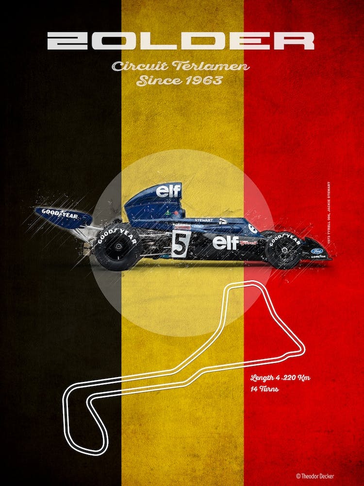 Spa Tyrell 006 Vintage