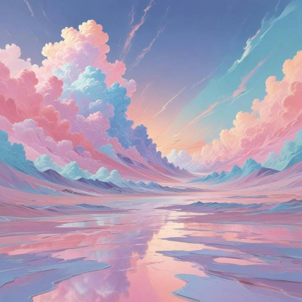 Pink Clouds In The Sky