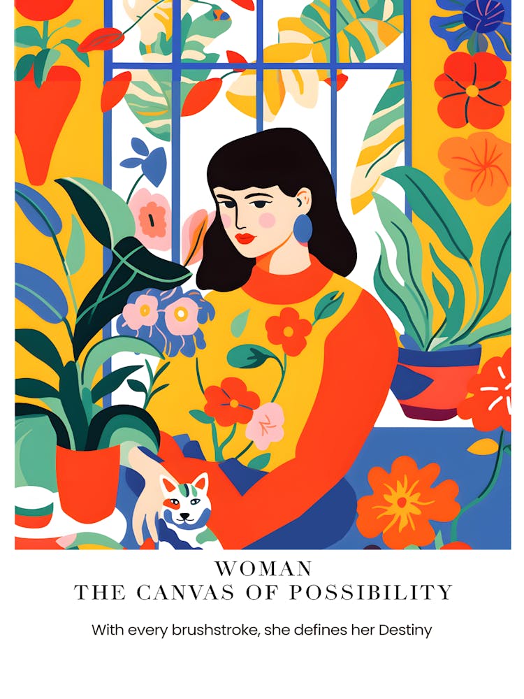 Woman The Canvas Of Possibility