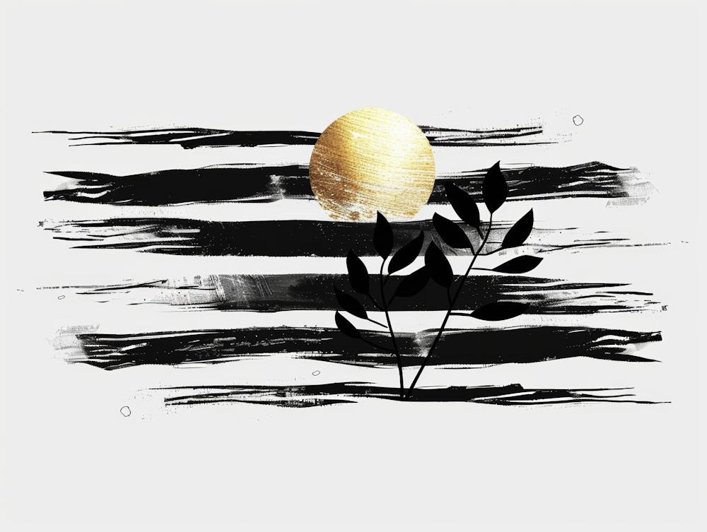 Black And White Painting 11