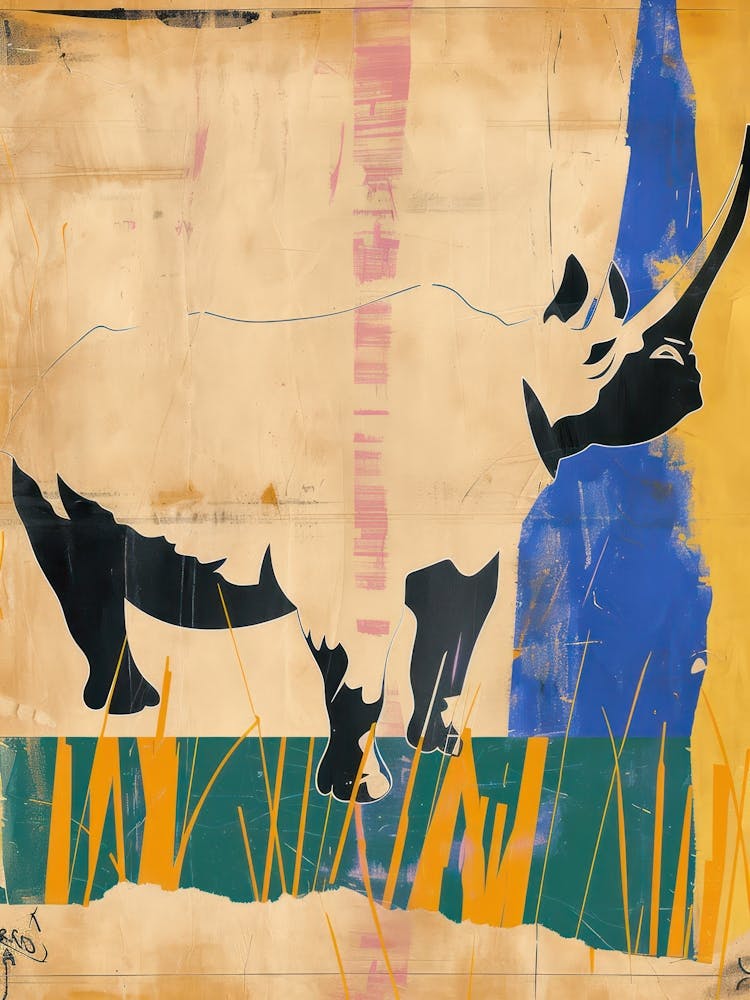 Nashorn 4 Ausschnitt Collage