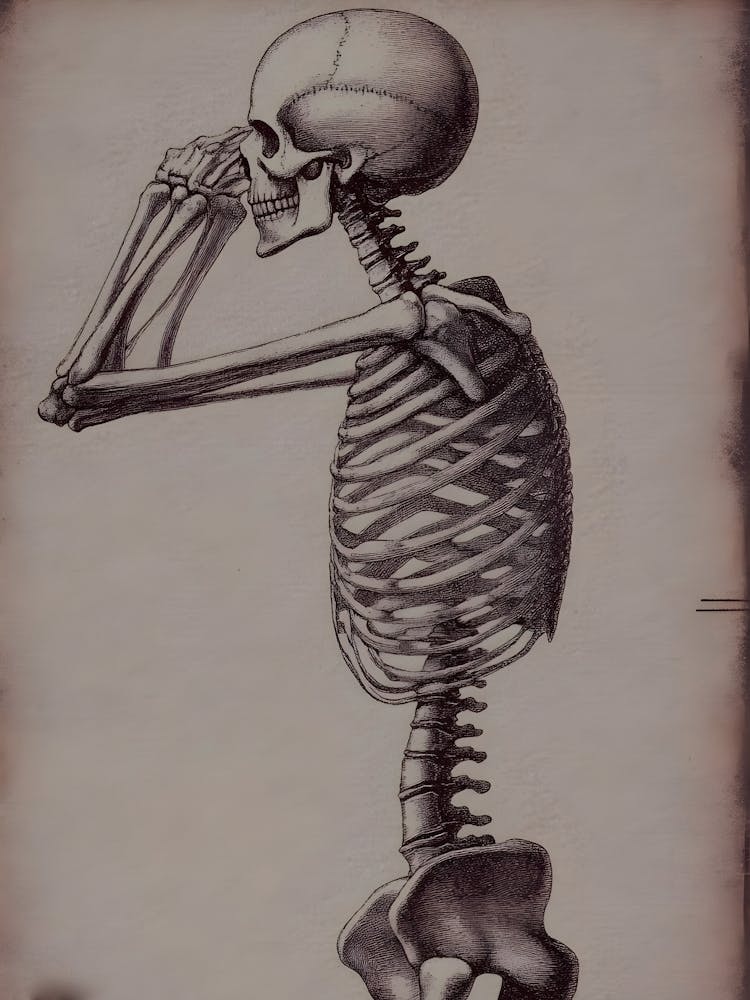 Dark Gothic Skeleton