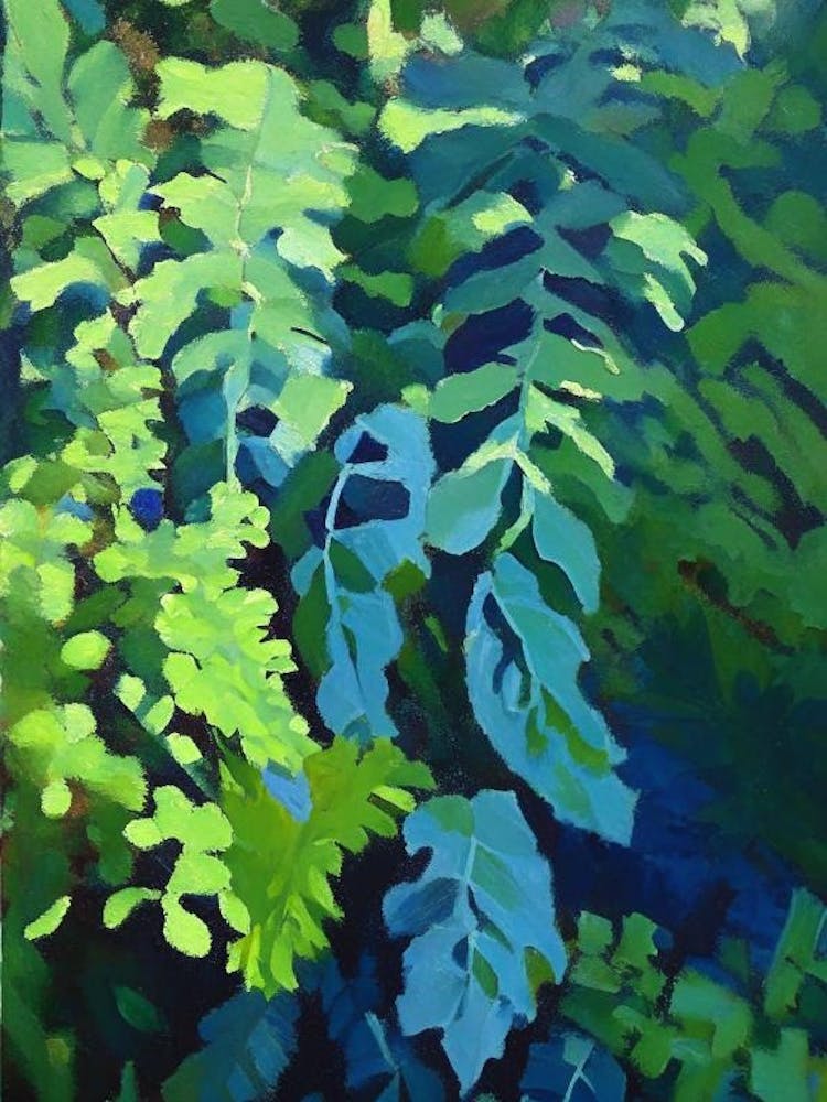 Delta Maidenhair Fern Cézanne Style