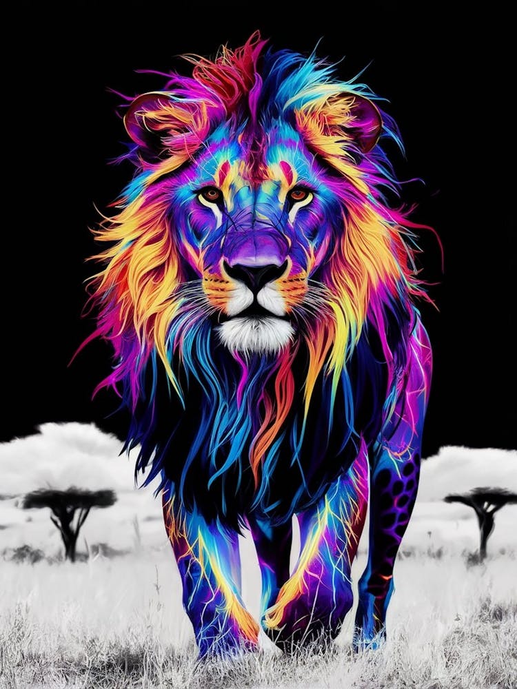 Lion Painting