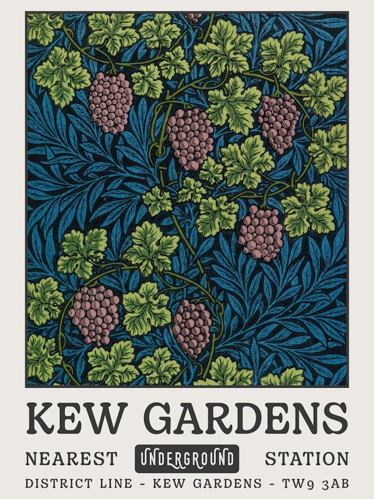 William Morris Kew Gardens Grape Vine