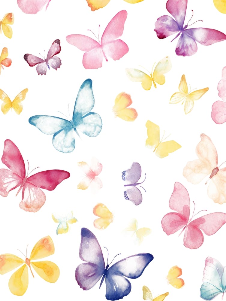 Aquarell-Schmetterlinge 10