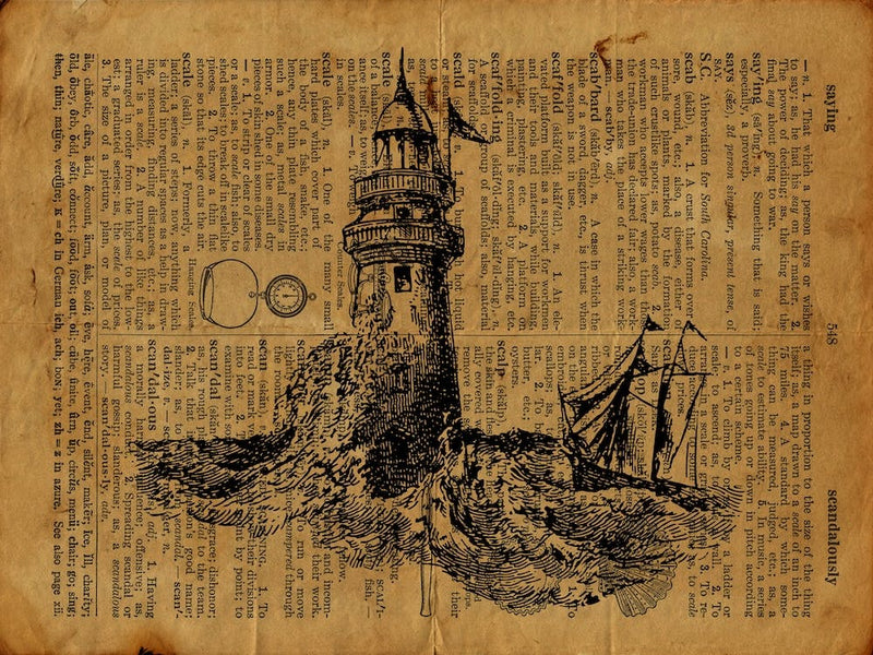 Lighthouse And Boat