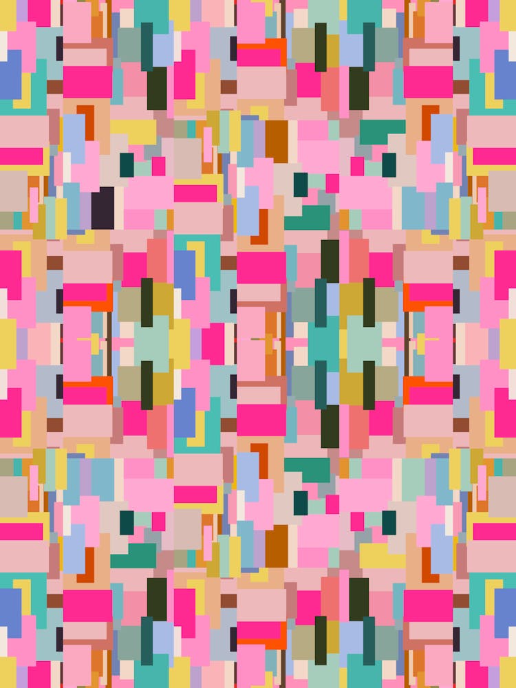 Mid Century Colorful Geometric | 02