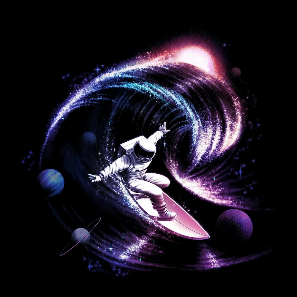 Surfing The Universe Gravity Square