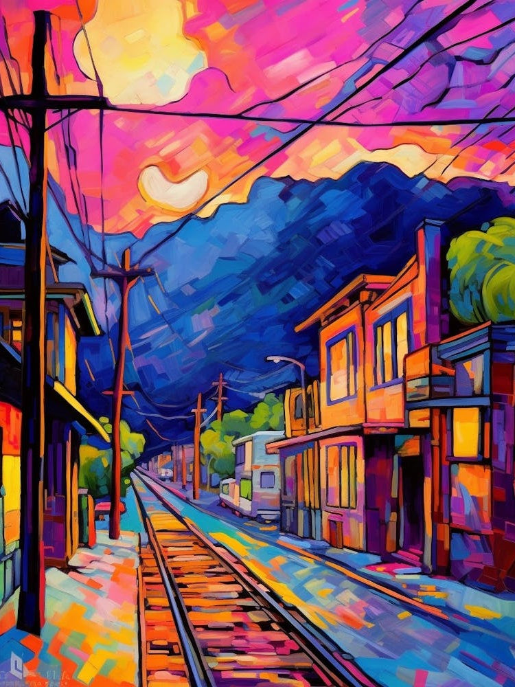 Bellingham Washington Retro Pop Art 4