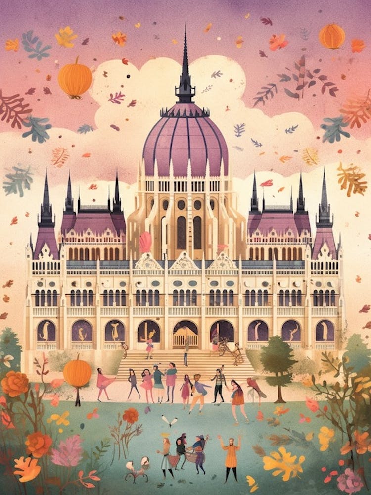 The Parliament Building, Budapest Hungary