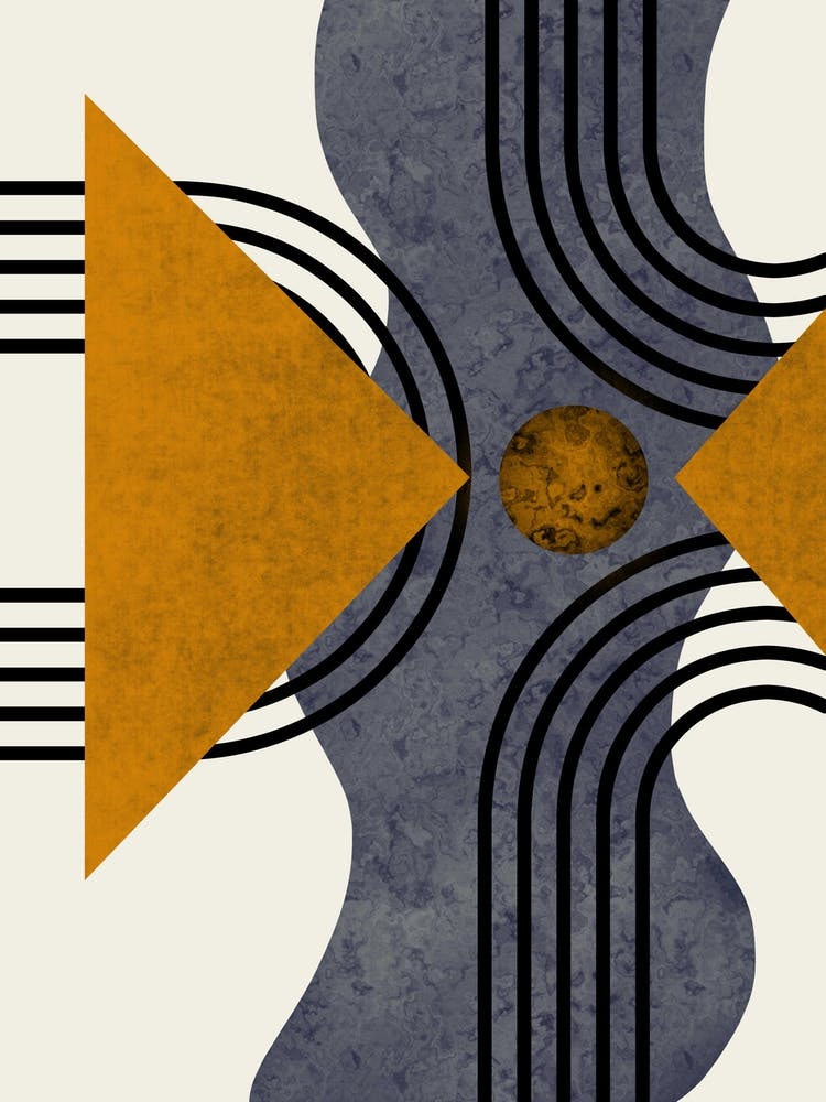 Textured Mid Century Composition 3